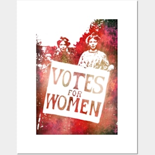 Votes For Women in Fire Posters and Art